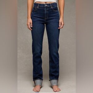 American Eagle Outfitters Dark Indigo Straight Leg Jeans